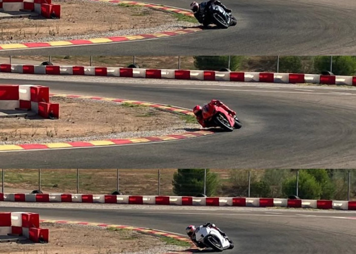 Veda Ega Pratama Adu Overtake dengan Marc Marquez Saat Latihan di Aragon