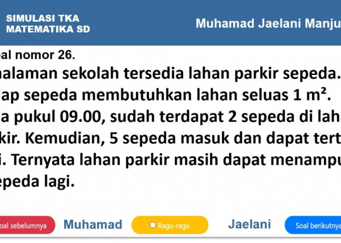 Prediksi Soal TKA SD 2026 Nomor 26-30 Viral, Bahas Pecahan hingga Soal Gizi yang Disebut Mirip Ujian Aslinya