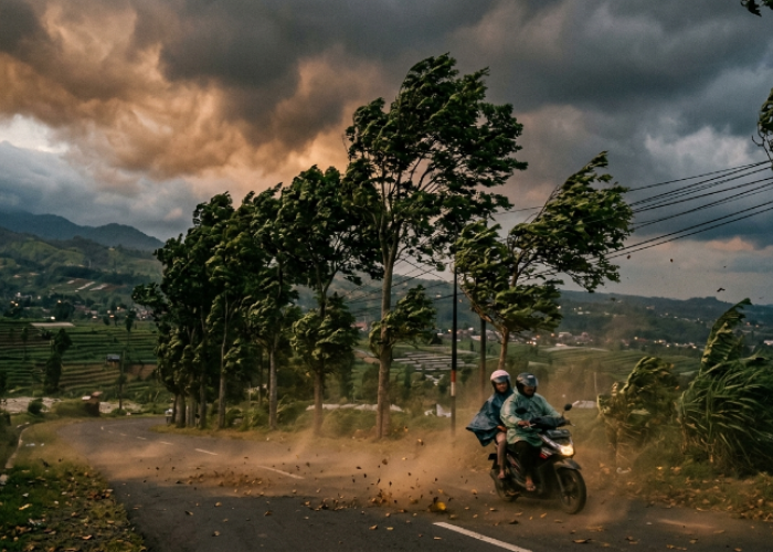 Angin Kencang hingga 48 Km/Jam Berpotensi Melanda Malang Raya, Waspada Siang-Sore