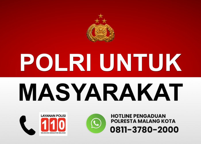 Polresta Malang Kota Siaga 24 Jam, Layanan 110 dan Hotline WhatsApp Aktif untuk Kejadian Darurat