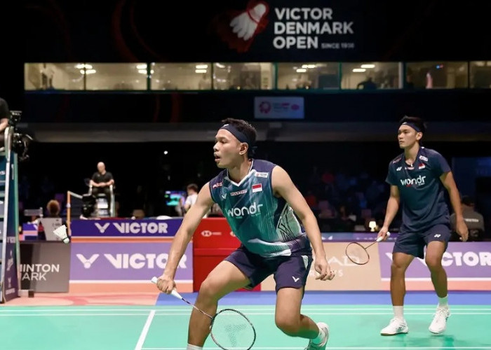 Fajar/Fikri Jadi Satu-Satunya Ganda Putra Indonesia yang Lolos ke 16 Besar Denmark Open 2026