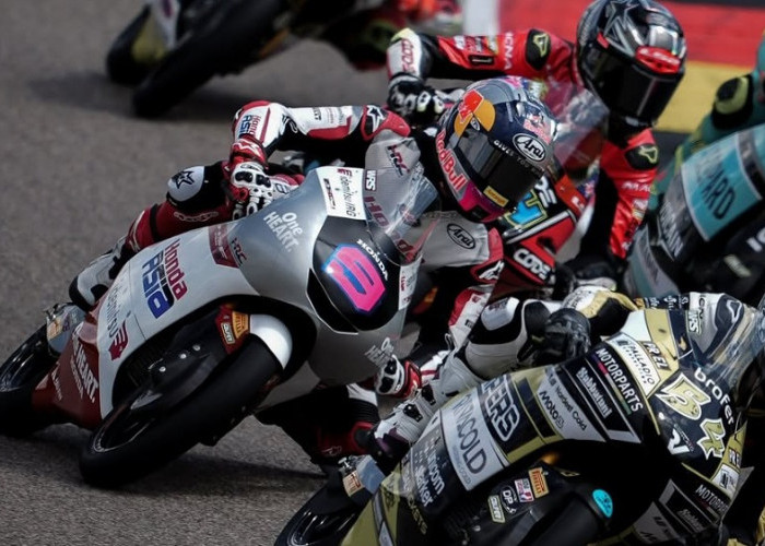Veda Ega Pratama Finis P9 di Moto3, Posisi Berubah Berkali-kali hingga Balapan Berakhir