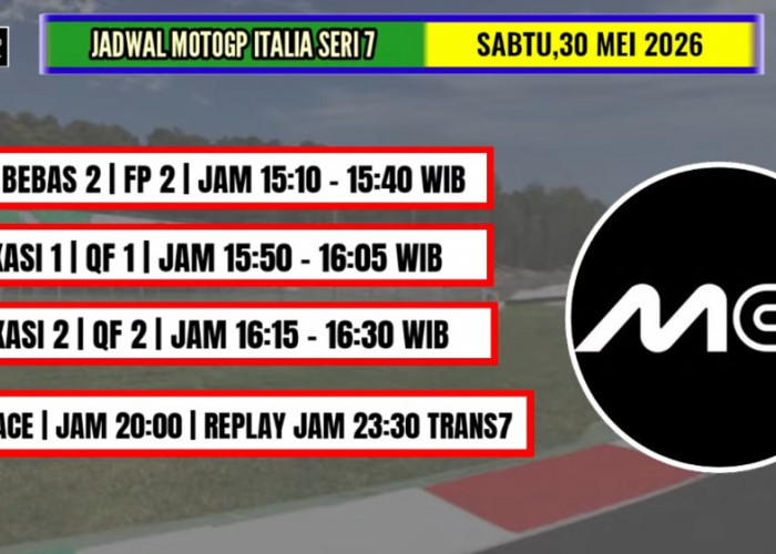 Jadwal MotoGP Italia 2026 Mugello Rilis Lengkap, Sprint Race & Race Utama Bikin Deg-degan