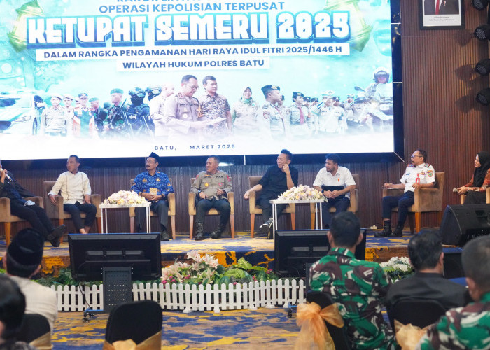 Antisipasi Kepadatan Lebaran, Wali Kota Batu Hadiri Rakor Operasi Ketupat Semeru 2025