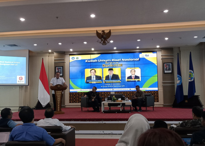 Kuliah Umum di UM, Kepala BRIN Tegaskan Akan Genjot Hilirisasi Riset, Target Naikkan Daya Saing Indonesia