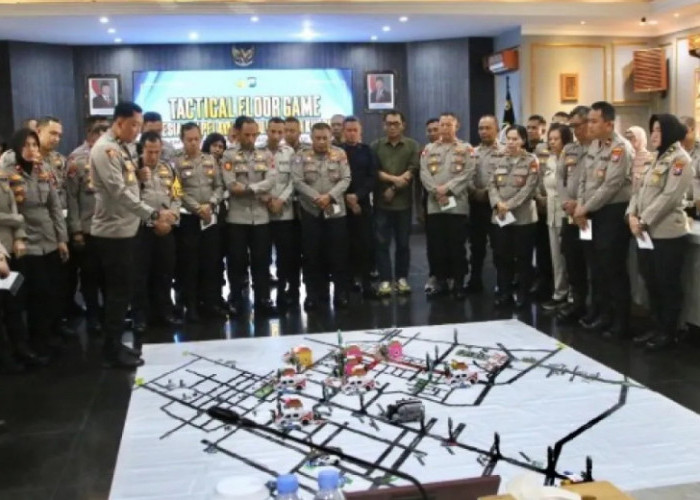 Polresta Malang Kota Gelar Tactical Floor Game, Perkuat Pengamanan Mujahadah Kubro 1 Abad NU