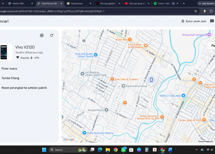 Solusi Praktis Kehilangan Gawai: Memanfaatkan Fitur Find Your Phone Google via Browser Chrome untuk Pelacakan 