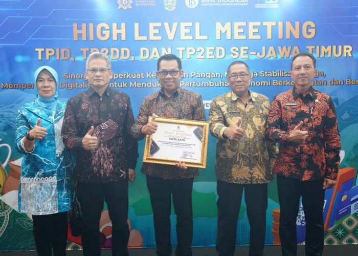 Batu Raih Penghargaan sebagai Kota dengan Sinergitas Pemungutan Opsen Pajak Terbaik 2025