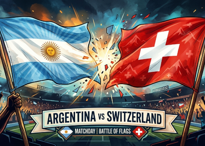 Argentina vs Swiss Berakhir Imbang 1-1, Laga Perempat Final Piala Dunia 2026 Berlanjut ke Extra Time