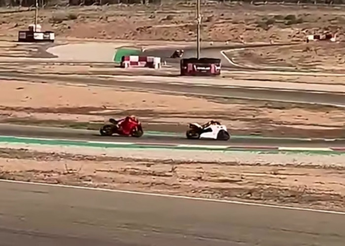 Veda Ega Pratama Dapat Pengalaman Langka, Satu Lintasan dengan Marc dan Alex Marquez