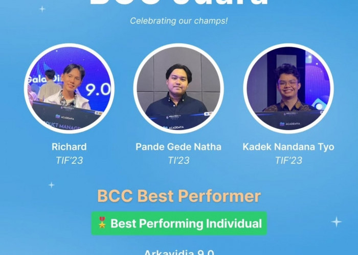 BCC, Komunitas IT FILKOM UB Pencetak Talenta Digital Juara dan Partner Strategis Banyak Perusahaan IT