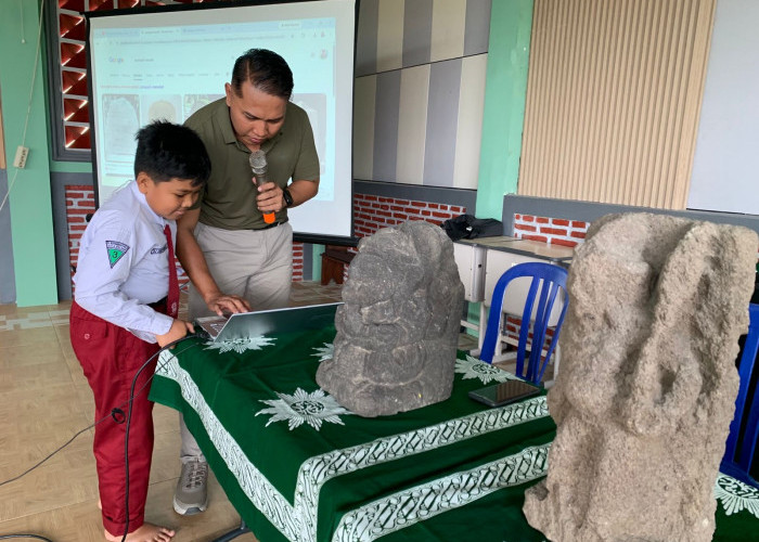 Museum Keliling Disdikbud Malang Bawa Arca Hindu-Buddha ke Sekolah, Siswa Diajak Ungkap Teknologi Masa Lalu