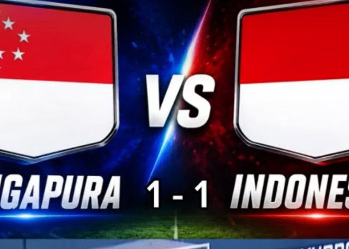 Indonesia vs Singapura Berakhir 1-1, Gol Ragnar Oratmangoen Belum Cukup di AFF Cup 2026