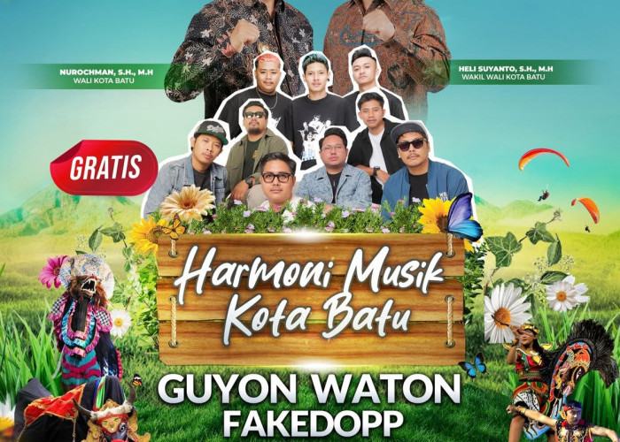 Guyon Waton Siap Guncang Kota Batu! Konser Gratis HUT ke-24 Juga Tampilkan Kreativitas Warga