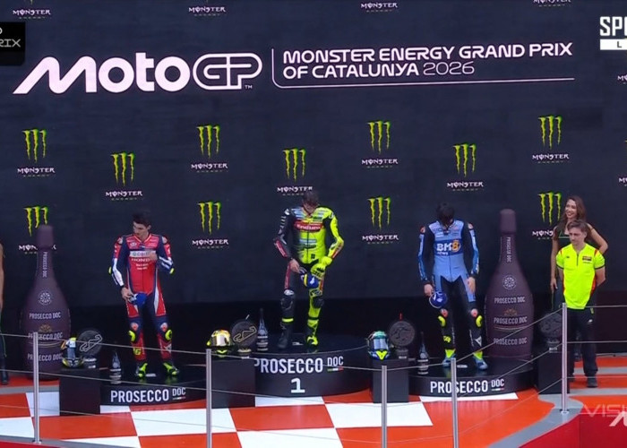 MotoGP Catalunya 2026, Fabio Di Giannantonio Juara, Alex Marquez Alami Insiden Horor Jelang Finis     