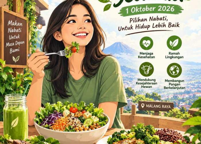 Hari Vegetarian Sedunia 2026, Vegetarian Indonesia Capai 5%, Bagaimana Malang Raya?