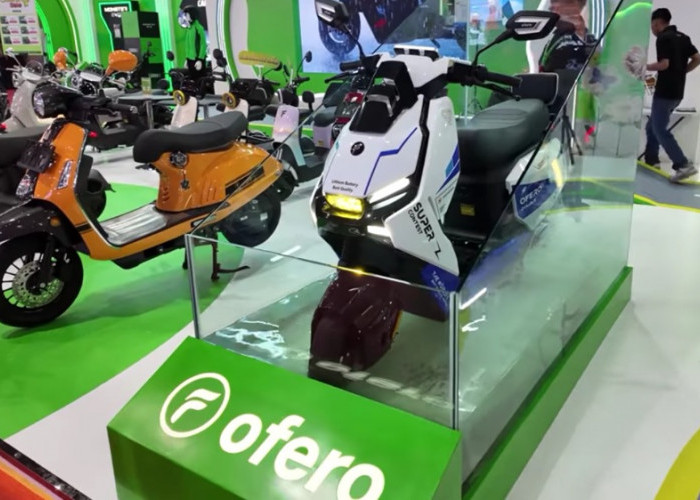 Ofero Curi Perhatian di Jakarta Fair 2026, Pamer Uji Ketahanan Air hingga Skuter Listrik Retro