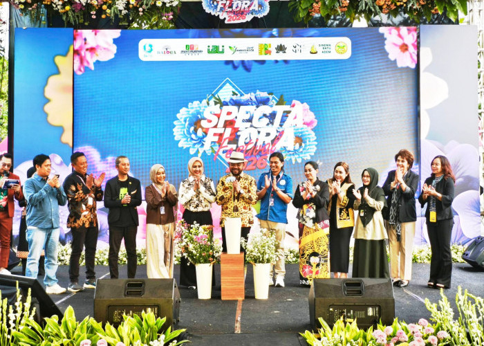 Resmi Dibuka, 41 UMKM Ramaikan Specta Flora Festival 2026 di Kota Batu 
