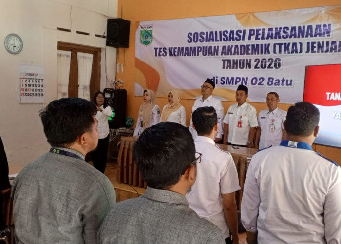 Dinas Pendidikan Kota Batu Sosialisasikan TKA Jenjang SMP