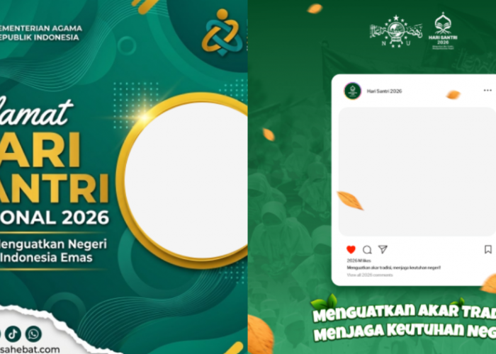 50 Twibbon Hari Santri 2026 Gratis, Ini Link dan Cara Pasang Foto, Juga 10 Ucapan untuk Medsos