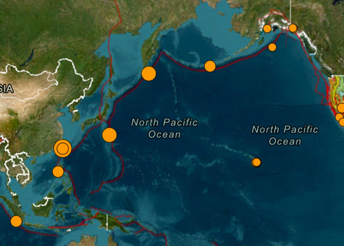 Asia Timur Diguncang Lima Besar dalam Sehari, Kekuatan M5.1 hingga M6.6