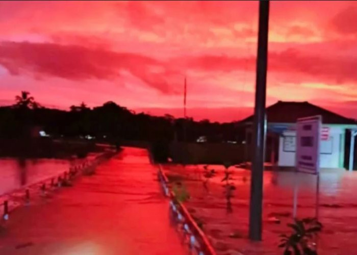Resah Langit Merah Darah di Pandeglang Pertanda Bencana Dibantah BMKG, Ini Penjelasan Lengkapnya