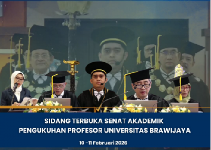 UB Kukuhkan 10 Guru Besar Keilmuan Berbeda dalam Sidang Senat Akademik Dua Hari   