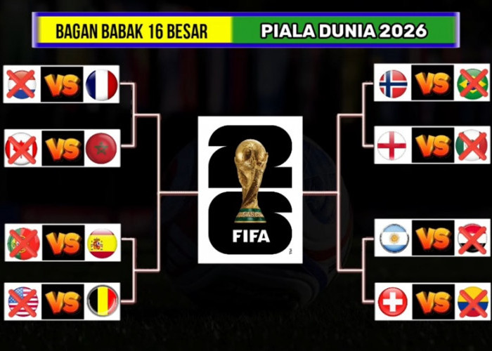 Bagan Perempat Final Piala Dunia 2026 Terungkap, Duel-Duel Panas Siap Guncang Perebutan Gelar