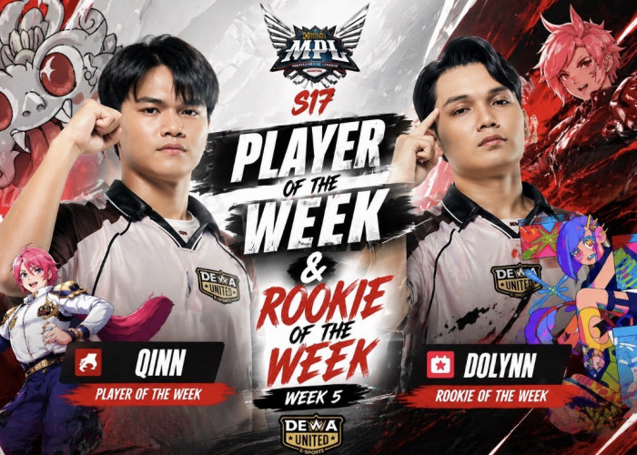 Qinn dan Dolynn Bersinar di MPL ID S17 Week 5, Sukses Menjadi Player dan Rookie of the Week