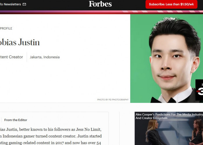 Konsisten, Cerdas Bangun Bisnis, dan Jago Branding, Jess No Limit Tembus Forbes 30 Under 30 Asia