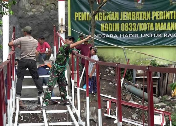 Pembangunan Jembatan TNI AD di Kota Malang Tanpa Kuota, Kebutuhan Warga Jadi Penentu