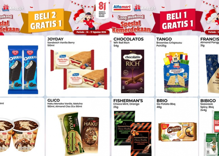 Promo Alfamart 17 Agustus 2026: Es Krim Beli 2 Gratis 1, Cek Daftar Produk dan Harganya