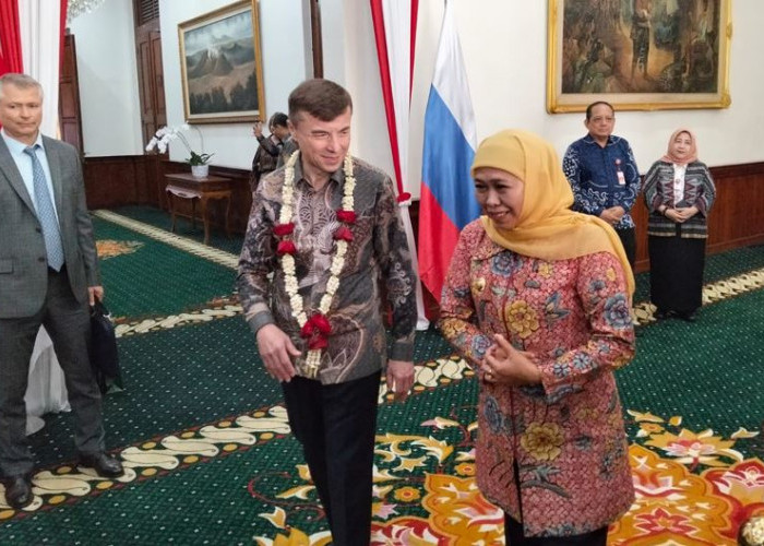 Bertemu Duta Besar Rusia, Khofifah Tawarkan Pelabuhan Probolinggo