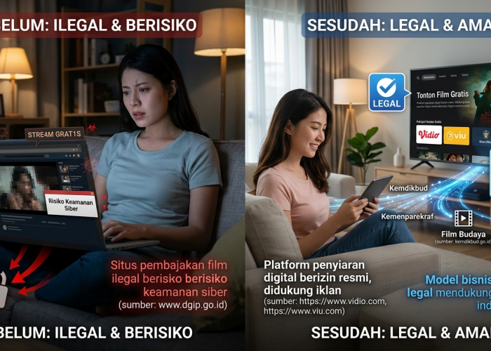 Cara Nonton Film Gratis Secara Legal, Ini Platform Resmi yang Aman dan Bebas Bajakan