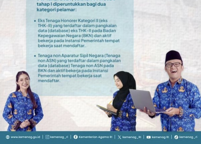 Alhamdulillah! Kemenag Buka Loker Calon ASN, Gaji Sampai Rp. 7 juta