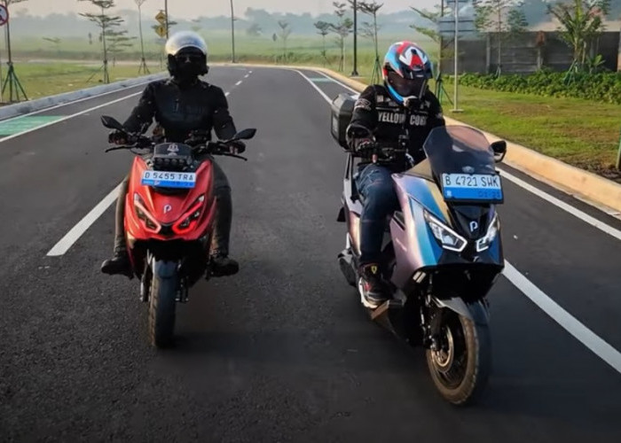 Touring Motor Listrik Polytron Fox 350 ke Lampung, Tempuh 183 Km dari Bogor hingga Kalianda