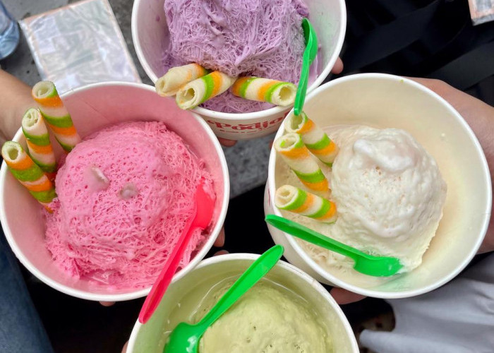 Es Serut Podjok di Kayutangan Heritage Jadi Favorit Pengunjung, Rasa Creamy dan Harga Murah Jadi Daya Tarik