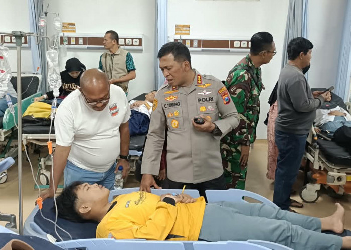 293 Santri Sakit usai Santap MBG, Kapolresta Sidoarjo Turun Cek Kondisi Korban