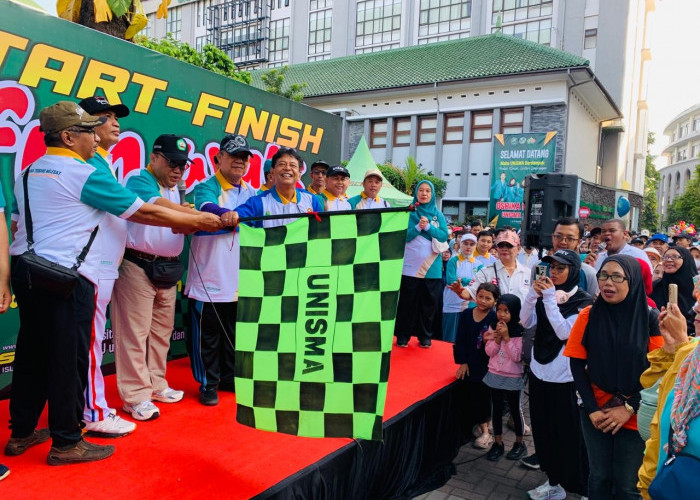 UNISMA Rayakan Dies Natalis ke-44 dengan Aksi Sosial, Fun Walk, dan Bazar UMKM