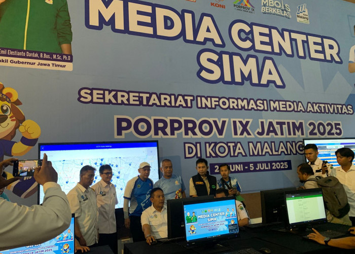 Wali Kota Malang Resmikan Media Center SIMA, Pusat Informasi Porprov IX Jatim Resmi Beroperasi