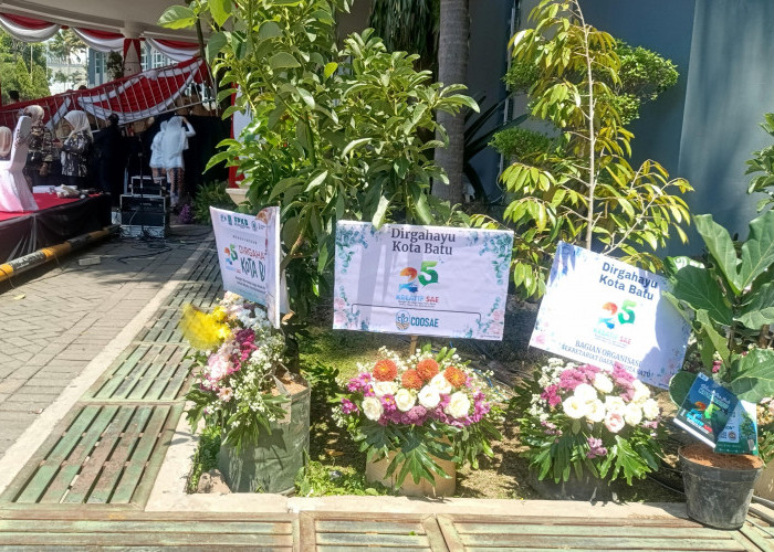 Ratusan Tabulampot HUT ke-25 Kota Batu Akan Jadi Monumen Lingkungan