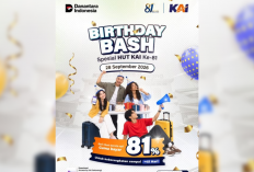 HUT ke-81 KAI, Tiket Kereta Diskon 19% Mulai 28 September 2026, Cek Syarat dan Cara Belinya