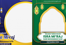 27 Link Twibbon Isra Miraj 2026 Gratis, Lengkap Ucapan, untuk Syiar Ibadah