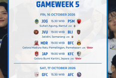Jadwal BRI Super League 2026/2027 Pekan 5: Persita vs Persija, Persib Tantang Persik