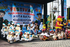 Ribuan Anak Kota Batu Tumpah Ruah di Festival HAN 2026, Senam Bareng Wali Kota 
