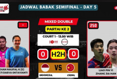Rehan Naufal dan Melati Daeva Tantang Wakil Tiongkok di Semifinal Polytron Pontianak Indonesia Masters 2026