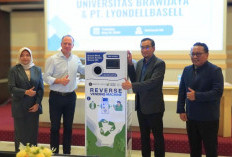UB Gandeng PT LyondellBasell Hadirkan Mesin Daur Ulang Botol Plastik (RVM) untuk Dukung Ekonomi Sirkular