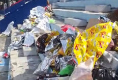 Usai Mujahadah Kubro 1 Abad NU, Sampah Berserakan di Sekitar Stadion Gajayana