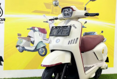Sunra Future Jadi Sorotan, Motor Listrik Bergaya Klasik Mirip Vespa dengan Jarak Tempuh hingga 85 Km