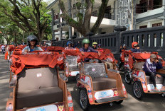 PLN UP3 Malang Perluas Elektrifikasi Transportasi, 200 Becak Listrik Beroperasi di Jalur Wisata Heritage